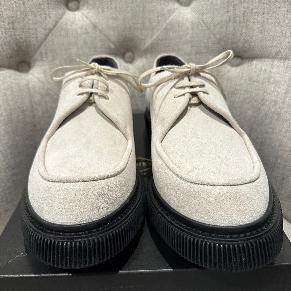 Adieu Leather Apron Toe Derby Shoes $530 Sz 13.